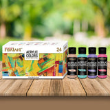 REALART High quality 60ml 24 colors artist non-toxic diy acrylic craft paints for painting professionals