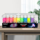 REALART 10*60ml Glow in the dark paint